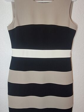 Tommy Hilfiger Sleeveless Striped Bodycon Dress
